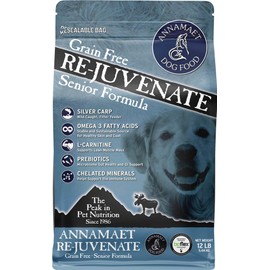 Annamaet Grain-Free Re-Juvenate Senior Formula Dry Dog Food, (Fresh Silver Carp & Turkey)