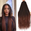7 Packs Crochet Braids Strands Human Hair Strands for African