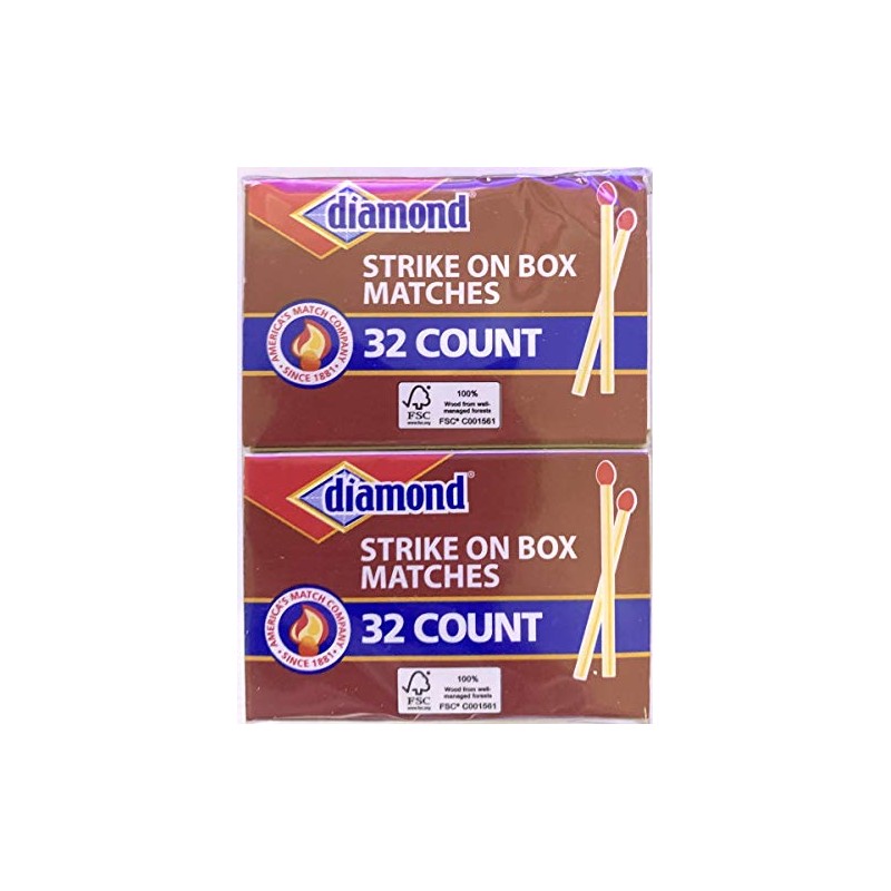 Diamond Greenlight Strike on Box Matches, 32 Count (Pack of
