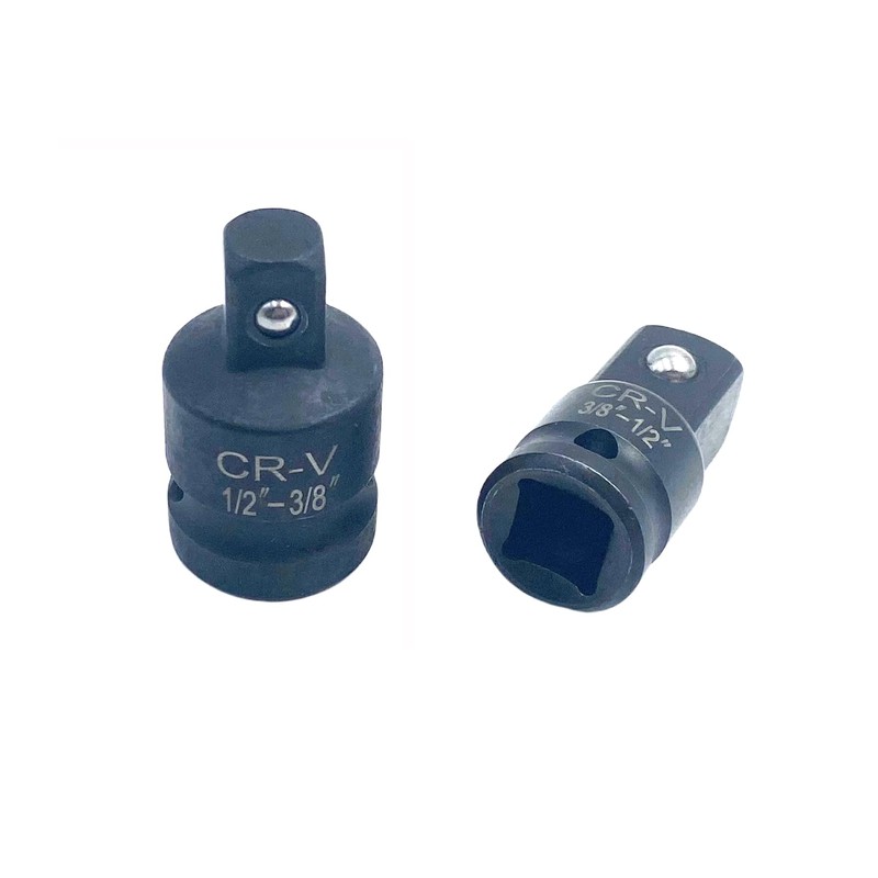 3/8" to 1/2" Socket Adapter and 1/2" to 3/8" Impact