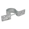 Plum Fittings 2 3/8" Galvanized Steel Pipe Grip Fence Brackets