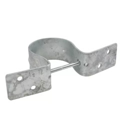 Plum Fittings 2 3/8" Galvanized Steel Pipe Grip Fence Brackets (Pack of 5)