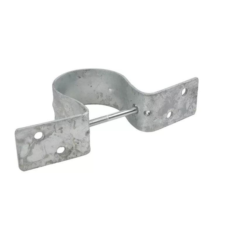 Plum Fittings 2 3/8" Galvanized Steel Pipe Grip Fence Brackets