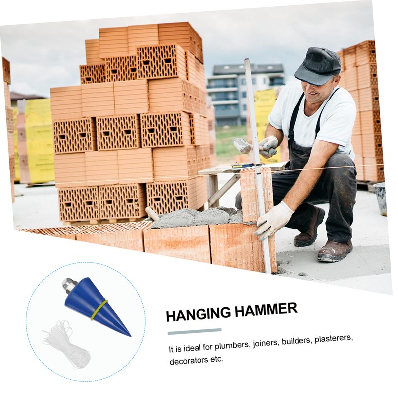 Operitacx Plumb Bob Wire Hammer Vertical Hammer Pendant 300g Weights