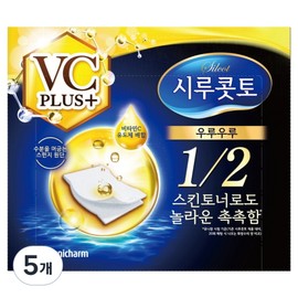 Sirukotto Uruuru Vitamin Plus Cotton Pads, 5, 40 Pieces / 시루콧토 우루우루 비타민 플러스 화장솜, 5개, 40개입