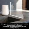Bremorou 2pcs Splash Guard for Bathtub, Shower Splash Water Guard,