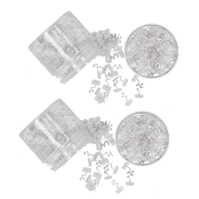 400Pcs Headliner Pins Plastic Stainless Steel Wide Application Easy Storage