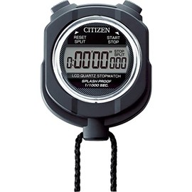 リズム(RHYTHM) シチズン ストップウォッチ デジタル 055 水 に強い防雨タイプ 黒 CITIZEN 8RDA55-002