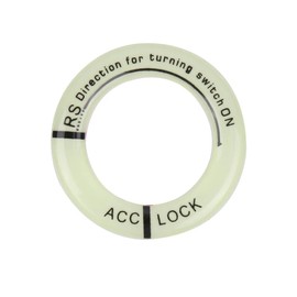 Key Cylinder Sticker, Luminous, Luminous, Seal, Protection, Scratch Resistant, Key Bezel, Ignition Cover, Scooter, Motorcycle, Automobile, Light Vehicle, Safe, Convenient, Item, Easy Installation,