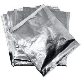 Foil Hamburger Wrappers - 100 ct. - Grease resistant Hamburger Bags keep your Cheeseburgers and Sandwiches Hot and your Guests and Customers Hands Clean.
