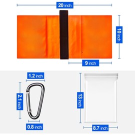 EMART Sandbags Orange Photo Studio, Sandbags Weight Bag Saddlebag Design for Photography Stand Light Tripod, Outdoor Patio, Sports, Film Sets -2 Packs, EM-B2-OG