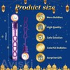 40Pcs Eid/Ramadan Mubarak Bubble Wands, Mini Bubble Wands for Eid