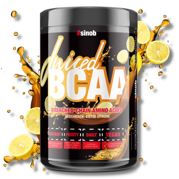 BlackLine 2.0 Juic3d BCAA Instant Amino Acid Powder. Vegan, Vitamin