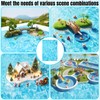 20 Pcs 11.81'' x 8.27'' Christmas Village Ocean Display Mat