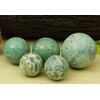 Reikiera Ruby Fuchsite Sphere Stone Ball With Ring Stand Aura