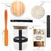 Sourdough Bread Starter kit, Handmade Eco-friendly Banneton Proofing Basket, Gluten