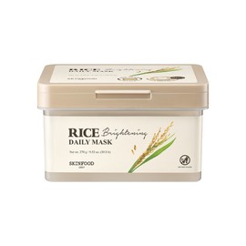Skin Food 스킨푸드 라이스브라이트닝 데일리 마스크 30매+증정 라이스패드 2매입5 Skinfood Rice Brightening Daily Mask 30 Sheets + Bonus Rice Pads 2 Pieces
