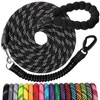 Long Dog Leash 20 FT: 3/8'' Heavy Duty Rope Leashes
