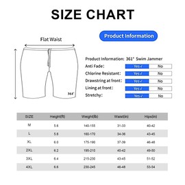 Traje de baño 361º Jammers para hombre, traje de baño de competición, pierna cuadrada para entrenamiento de resistencia, Azul 2, Large