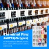 Kakalote 500Pcs Connector Pins Kit,1/1.5/1.8/2.2/2.8/3.5mm mm Pins Connector Kit Car