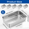 PUREZON Loaf Pan, 6 PCS, 8.6 x 5.6 Inch