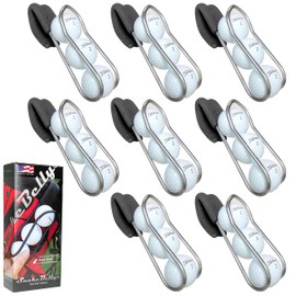 SnakeBelly Golf Ball Holder with Quick-Draw Release 8-Pack