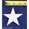 3.5" Five Point Star 3d Auto Emblem (90mm, Black)