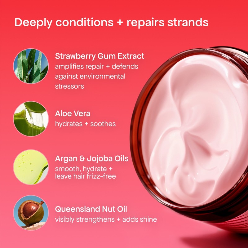 Bondi Boost Strawberry Gum Miracle Hair Mask 250ml