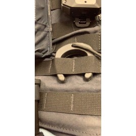 Tactical Door Stopper (3pc) Black, Rubber, Emergency Personnel, Door Stop, molle Compatible, Security