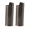 2PCS Torch Lighter Case Vintage Zinc Alloy Eye Catching Long