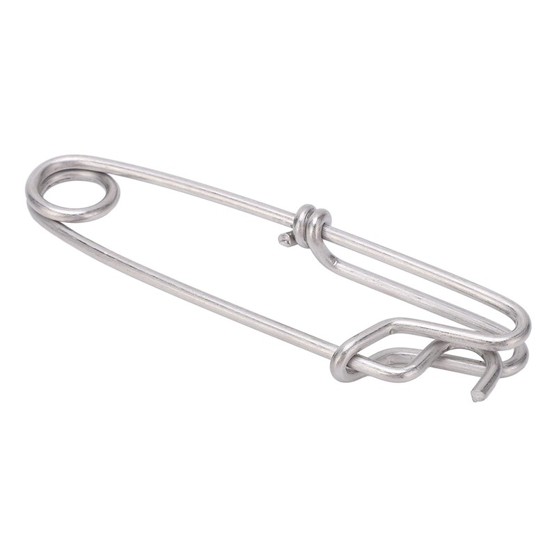 Closed Eye Fishing Clips Snap, Long Line Clips Snap Polished