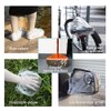 30pcs Disposable Shower Caps-Multi-Purpose Thickening Elastic Bath Cap Plastic Waterproof