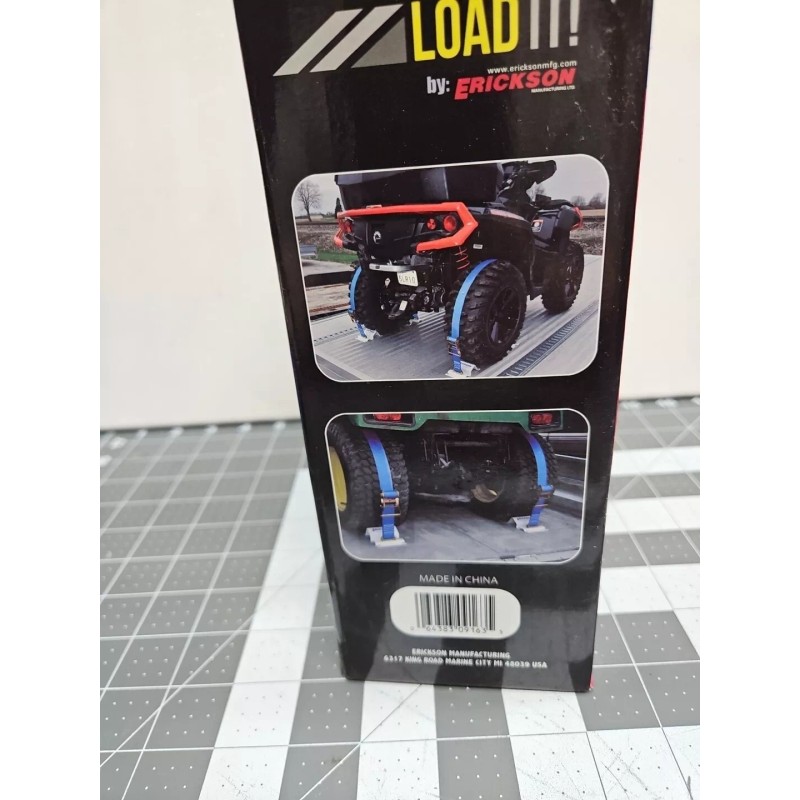 Erickson Load It Wheel Chock and Strap Tie Down Kits