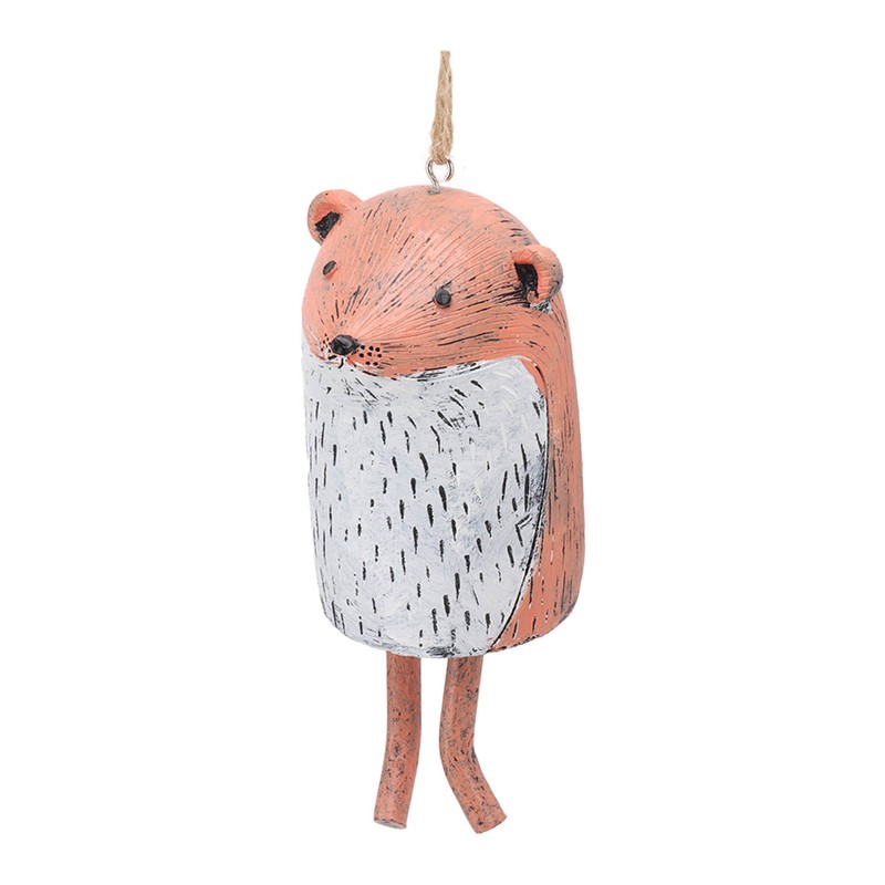 Rustic Hanging Animal Wind Chimes Resin Hand Made Natural Garden
