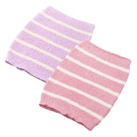 ENN LLC Belly Wrap, Thermal, Body Warmer, Thermal, Cold Protection, Border, Cold Protection, For Adults, Red Purple Set of 2