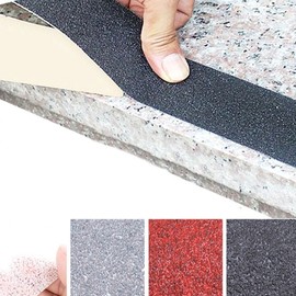 Sandpaper tape Non-slip pad attached to the floor Stair tape Black Gray Translucent Red Premium Black 15M