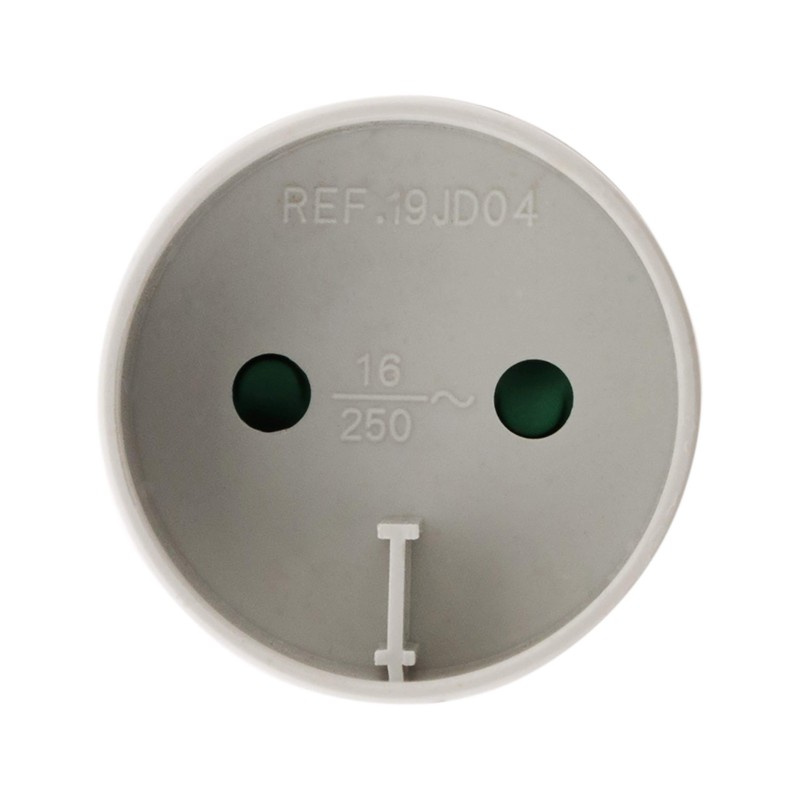 Inotech Adaptor with Socket Adapter M 6A, F, 16A, White