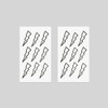 Oottati Small Cute Temporary Tattoo Sticker Set of 2 -