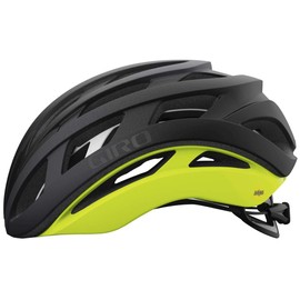 GIRO Helios Spherical Men's Helmet, Matte Black Fade/Highlight Yellow, S