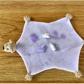 Handmade Teddy Bear Baby Mat With Accessories