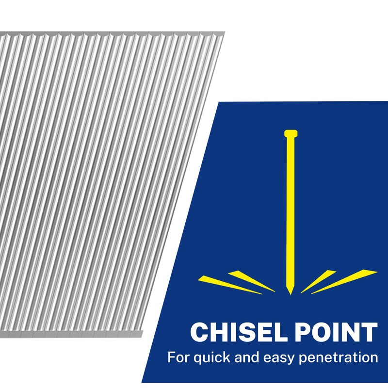 WORKPRO 1-1/4" 18Gauge Brad Nails, 6000 Count Universal Brad Nails