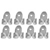 12Pcs Finger Picks Metal Celluloid Index Thumb Cots Guitar Playing
