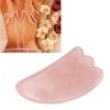 Scrapping Plate Pink Crystal Highly Polished Translucent Gua Sha Board