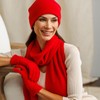 Fishers Finery Women's 100% Cashmere Ribbed Knit Winter Scarf |