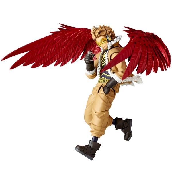 Kaiyodo Figure Complex AMAZING YAMAGUCHI Hawks, Approx. 6.1 inches (155 mm), ABS & PVC Pre-painted Action Figure, Revoltech Beige