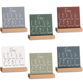 Sieral 6 Packs Spanish Christian Desk Decor Regalos Cristianos En Español Motivational Office Desk Signs Aesthetic Mother's Day Christian Gifts for Christian Women Friends Church Secretaries Staff