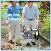 Rhino Valley Walker Bag, Multi Pockets Folding Walker Basket Tote
