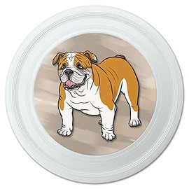 GRAPHICS & MORE English Bulldog Pet Dog Novelty 9" Flying Disc