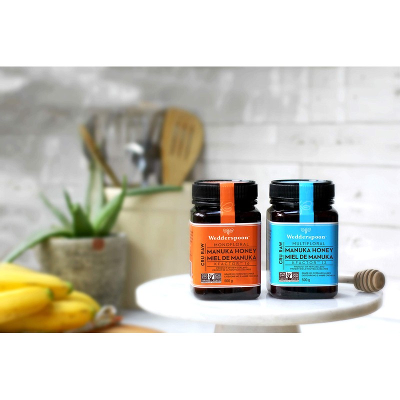 Wedderspoon Raw Premium Kfactor 12 Manuka Honey, 8.8 Ounce