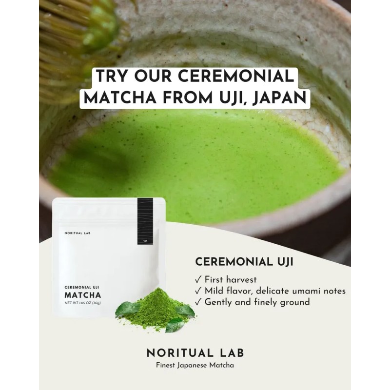 Noritual Lab Matcha Ceremonial Uji - Té Verde En Polvo